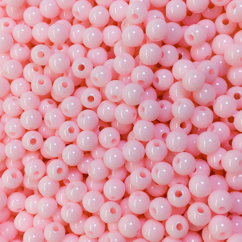 Spring Color Plastic Beads Beaded Jewelry Accessories