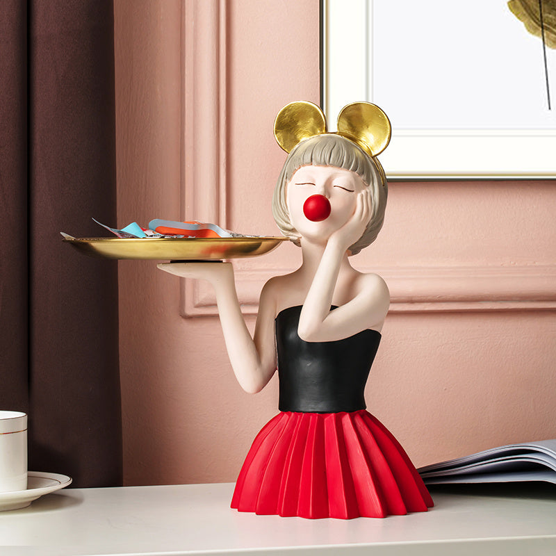 Bubble girl ornaments