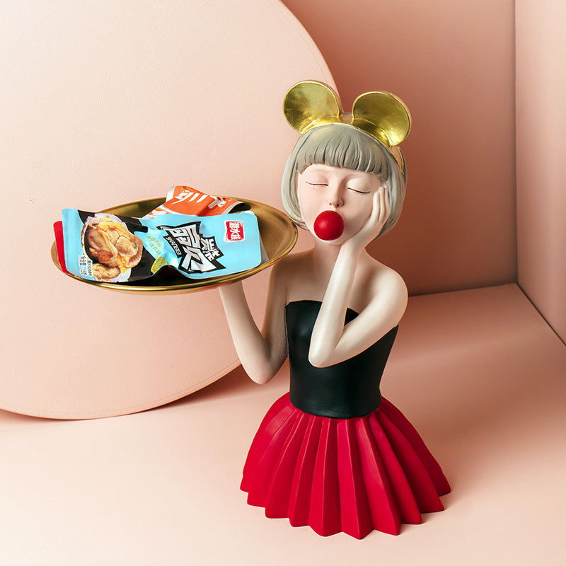 Bubble girl ornaments