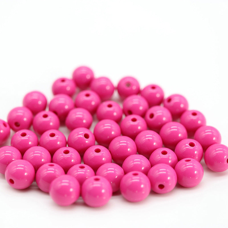 Spring Color Plastic Beads Beaded Jewelry Accessories