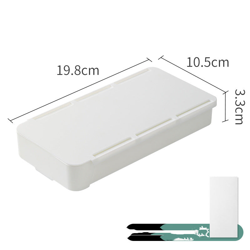 Under-desk Storage Drawer Invisible Storage Box
