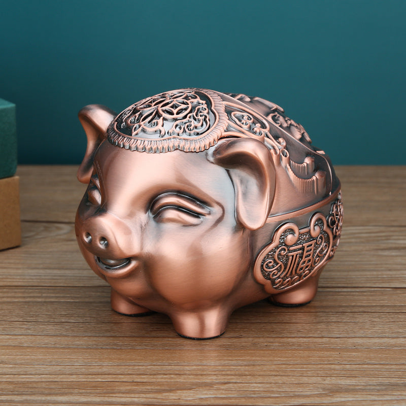 Cute Pig Ornaments Home Living Room Ashtray