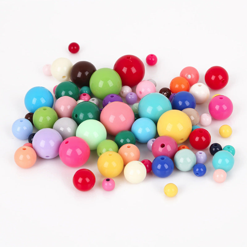 Spring Color Plastic Beads Beaded Jewelry Accessories