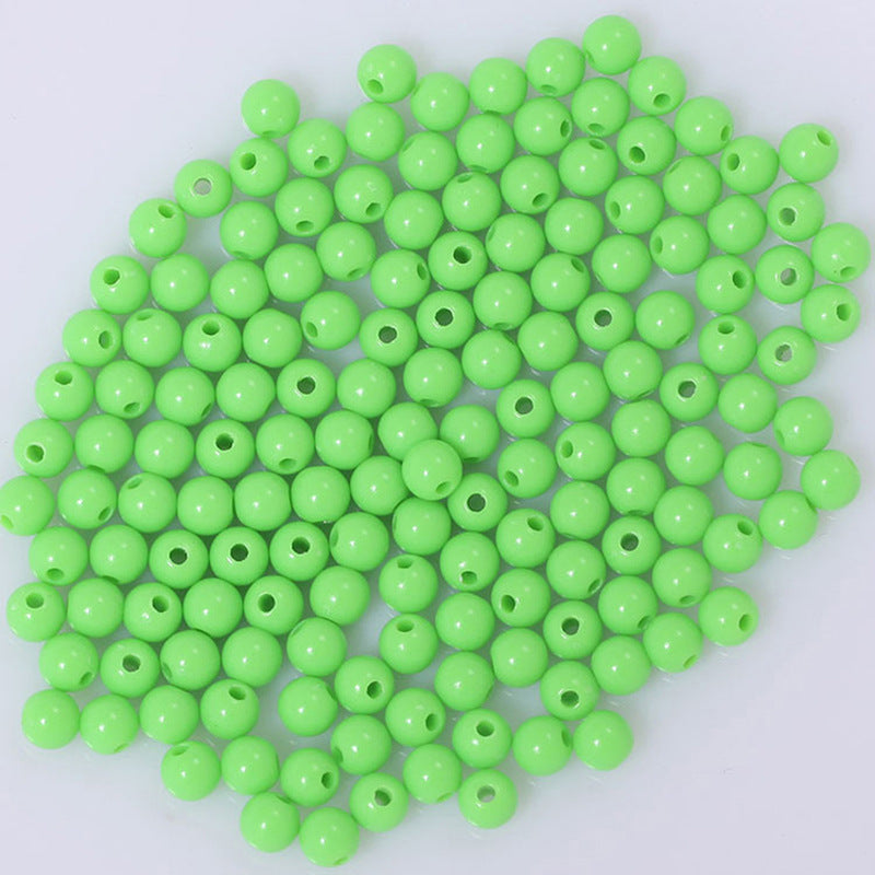 Spring Color Plastic Beads Beaded Jewelry Accessories