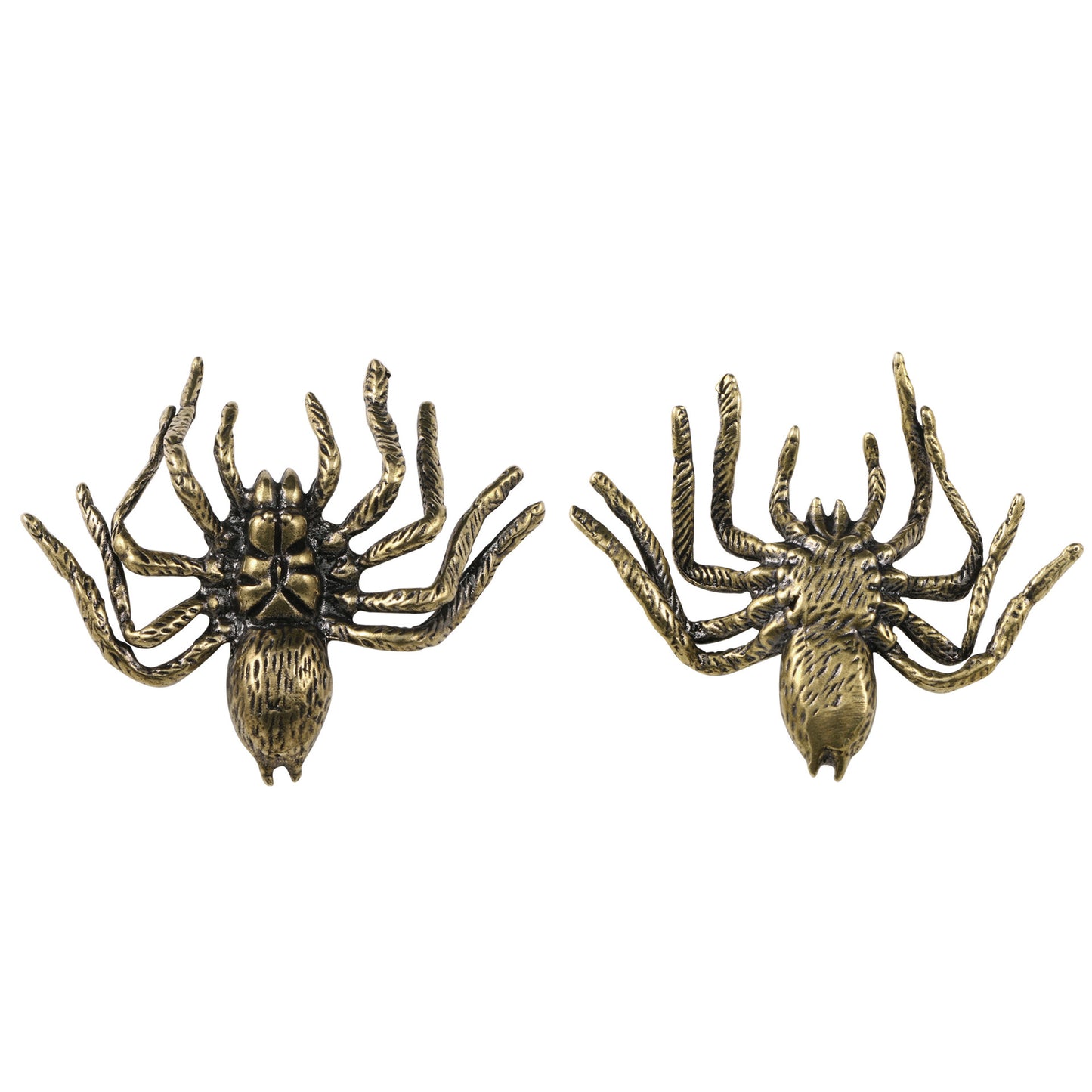 Distressed Solid Copper Spider Brass Ornaments Tea Ornaments