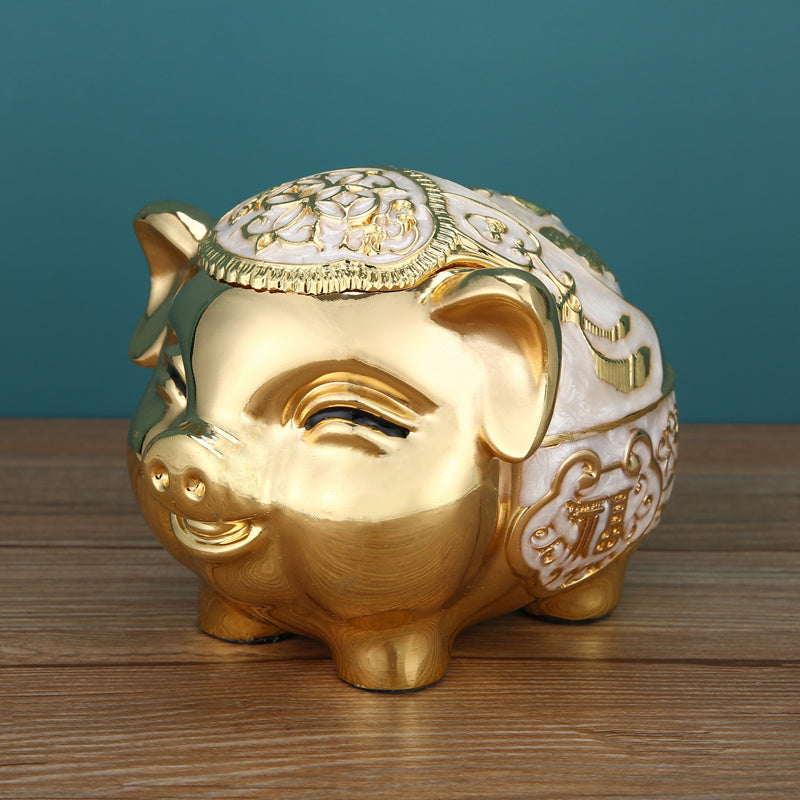 Cute Pig Ornaments Home Living Room Ashtray