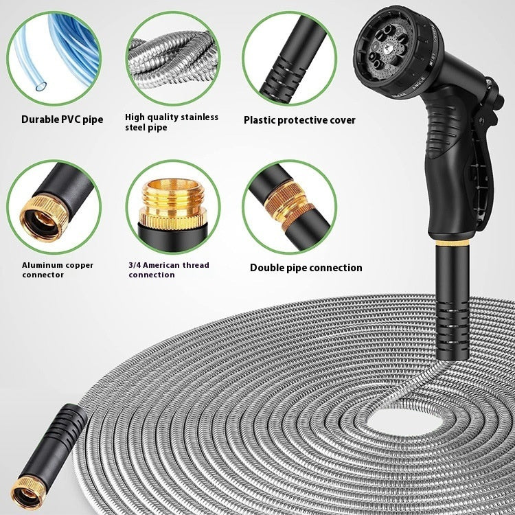 Stainless Steel Garden Water Pipe Is Durable And Free From Knots