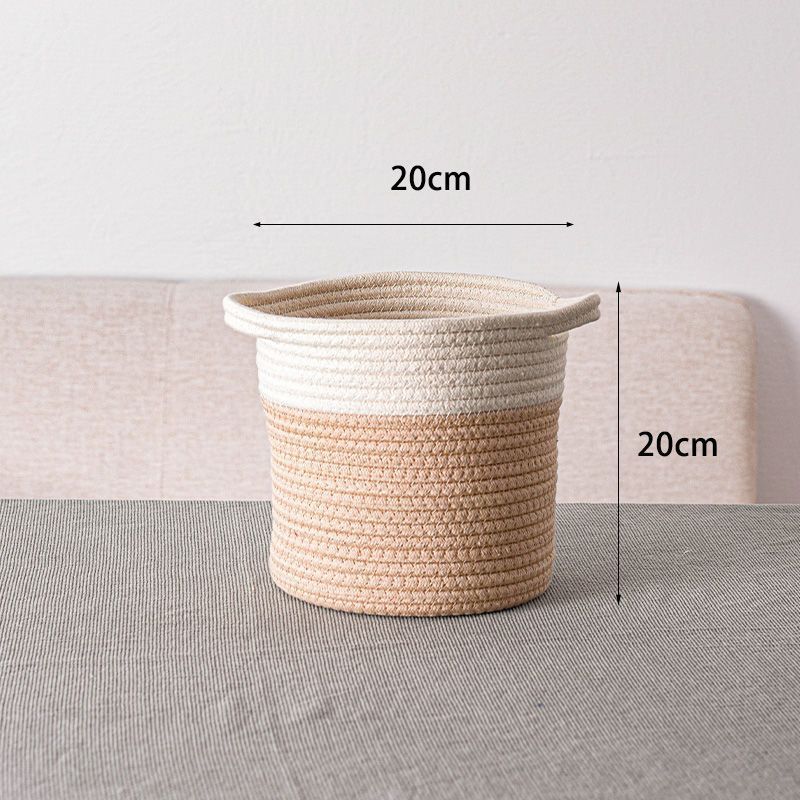 Storage Basket Dirty Clothes Basket Toy Clothes Storage Hand-woven Storage Basket
