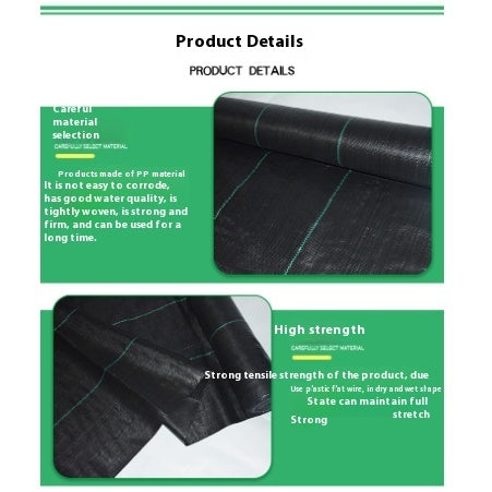 Pp Grass Cloth Greenhouse Garden Permeable Weed Barrier Control Mat