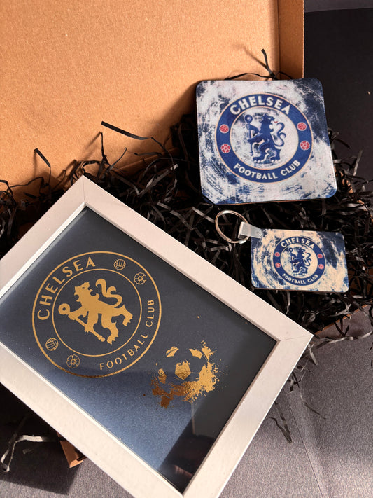 Chelsea FC Gift Set, Navy & Gold