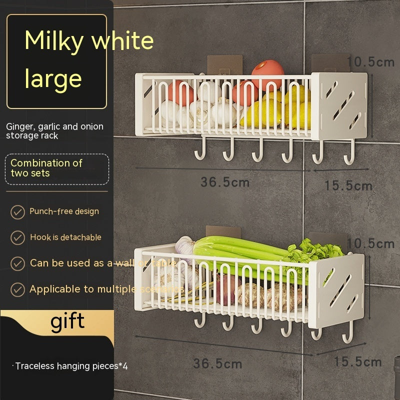 Kitchen Storage Rack Vegetable Seasoning Storage Rack