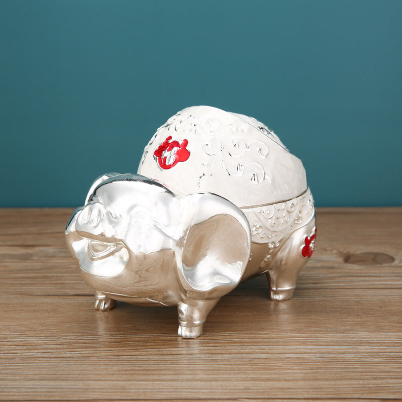 Cute Pig Ornaments Home Living Room Ashtray