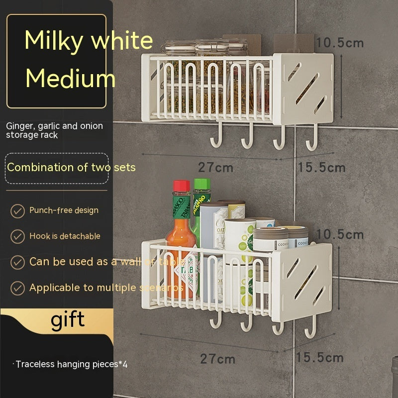 Kitchen Storage Rack Vegetable Seasoning Storage Rack