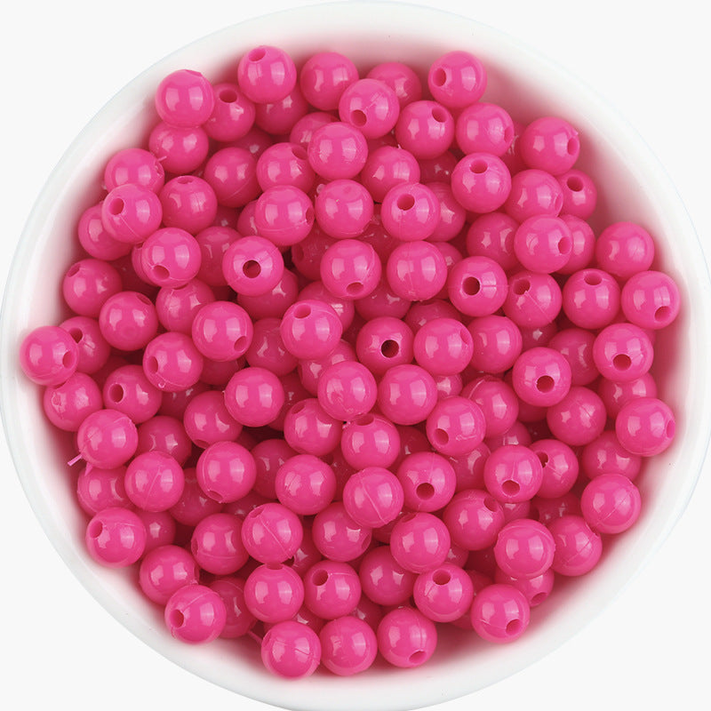 Spring Color Plastic Beads Beaded Jewelry Accessories
