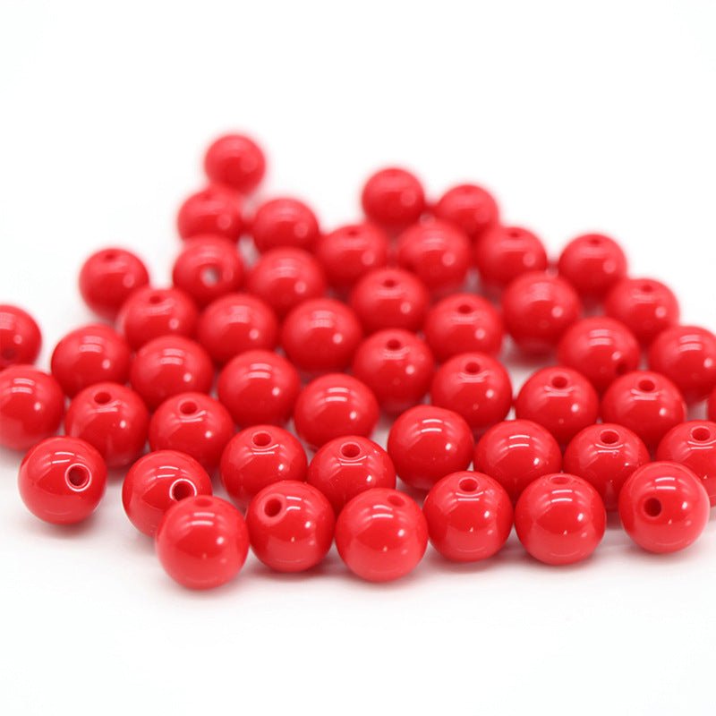 Spring Color Plastic Beads Beaded Jewelry Accessories