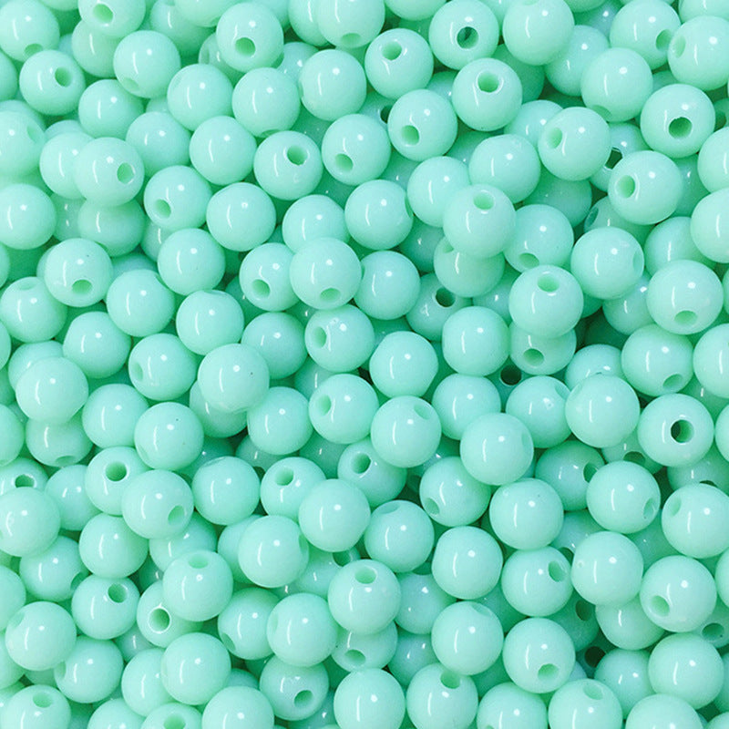 Spring Color Plastic Beads Beaded Jewelry Accessories
