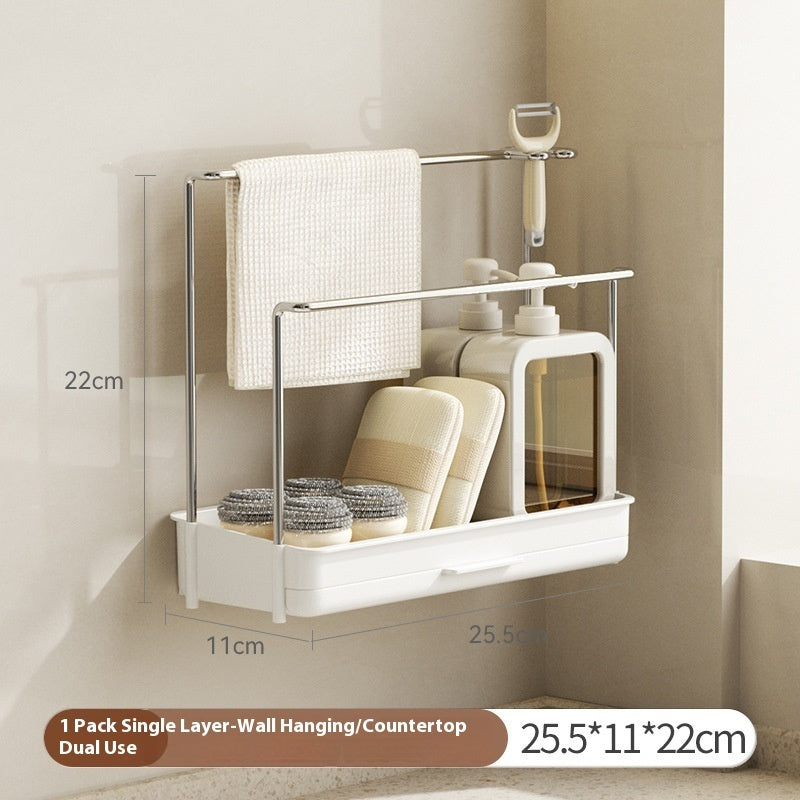 Multi-layer Rag Storage Rack Kitchen Storage Rack