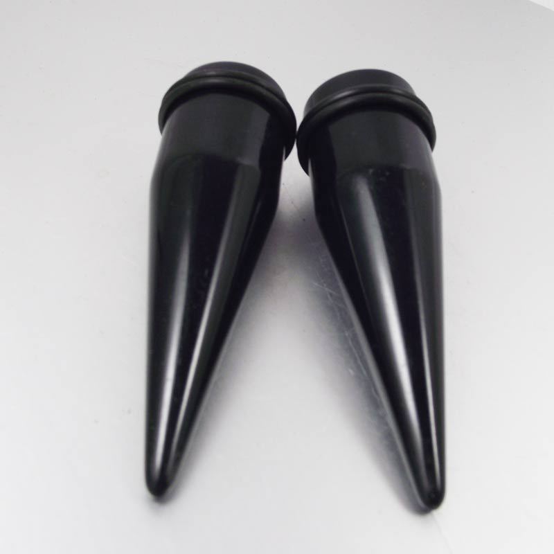 Acrylic Large Size Black Ear Piercing Jewelry