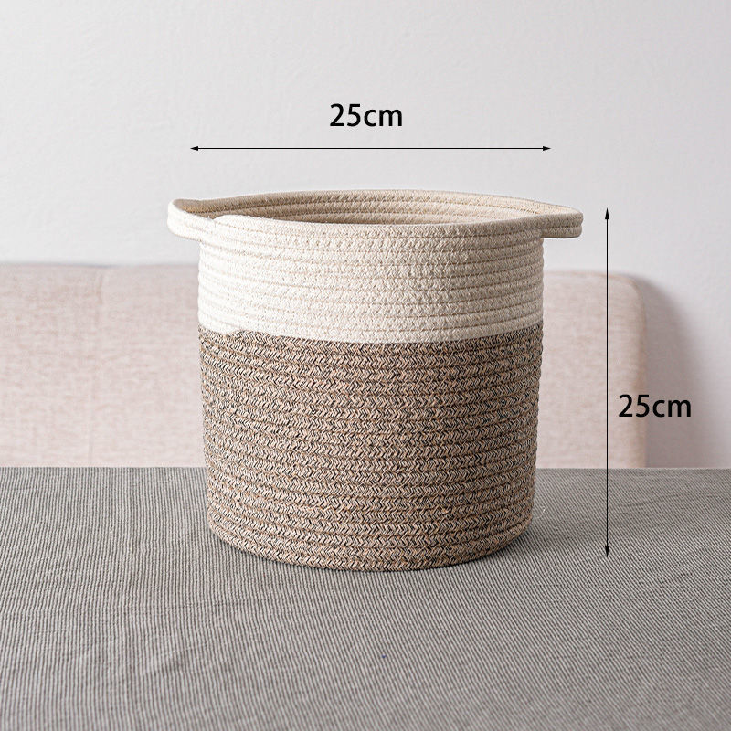 Storage Basket Dirty Clothes Basket Toy Clothes Storage Hand-woven Storage Basket