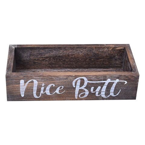 Wooden Sundries Storage Water Cup Storage Box