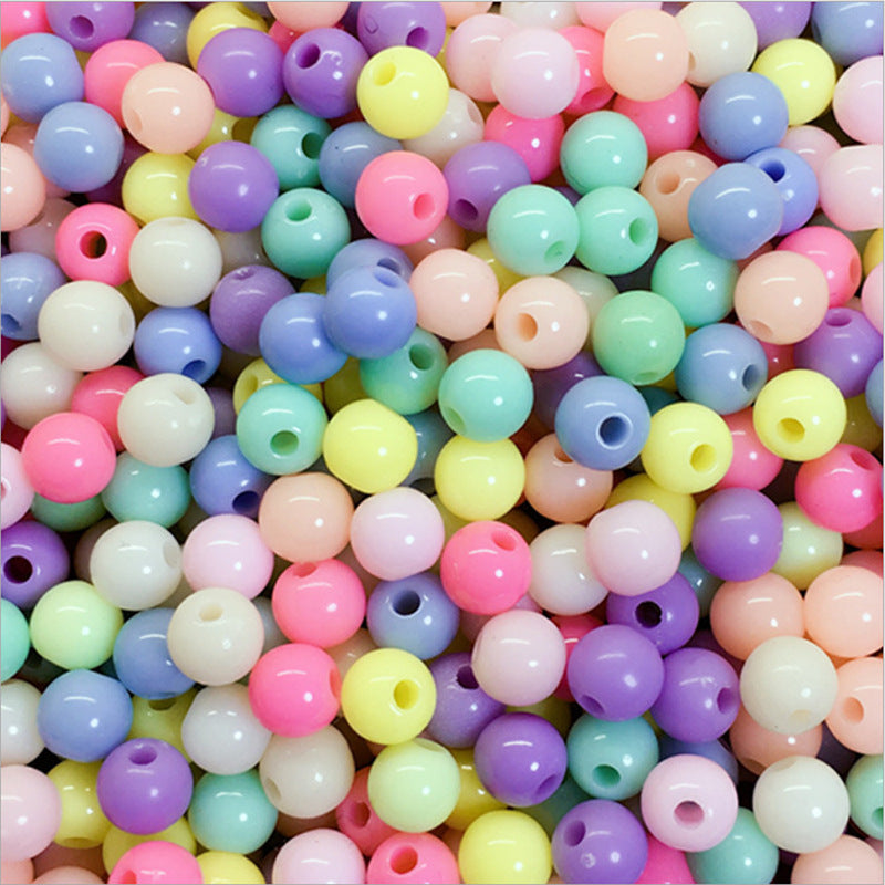 Spring Color Plastic Beads Beaded Jewelry Accessories