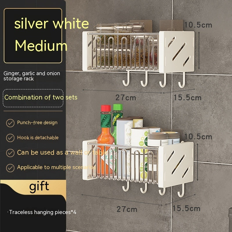 Kitchen Storage Rack Vegetable Seasoning Storage Rack