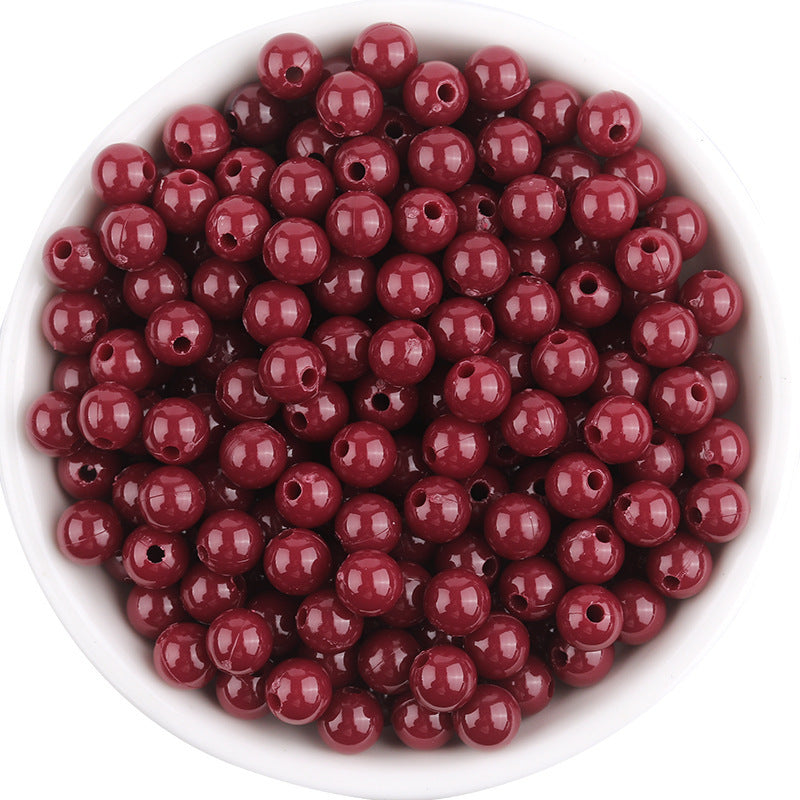 Spring Color Plastic Beads Beaded Jewelry Accessories