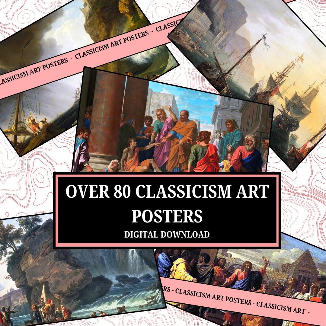 80+ Classicism Digital Art Prints