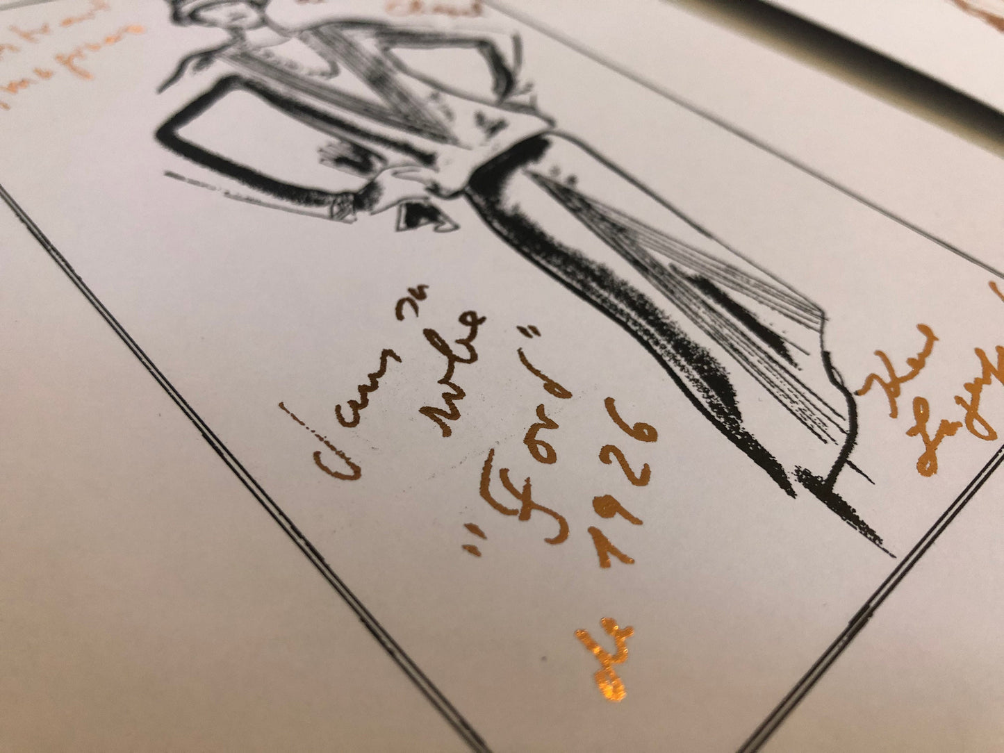 Set of 3 Chanel Foil Prints