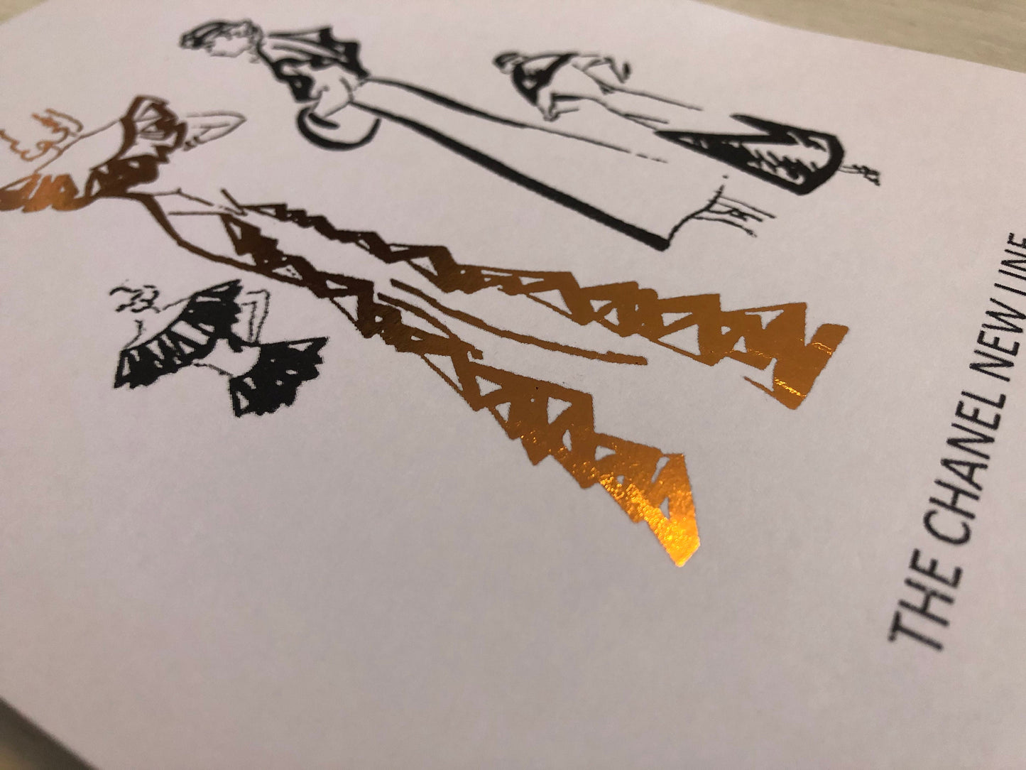 Set of 3 Chanel Foil Prints