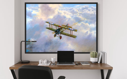 Vintage Aviation Art Digital Listing